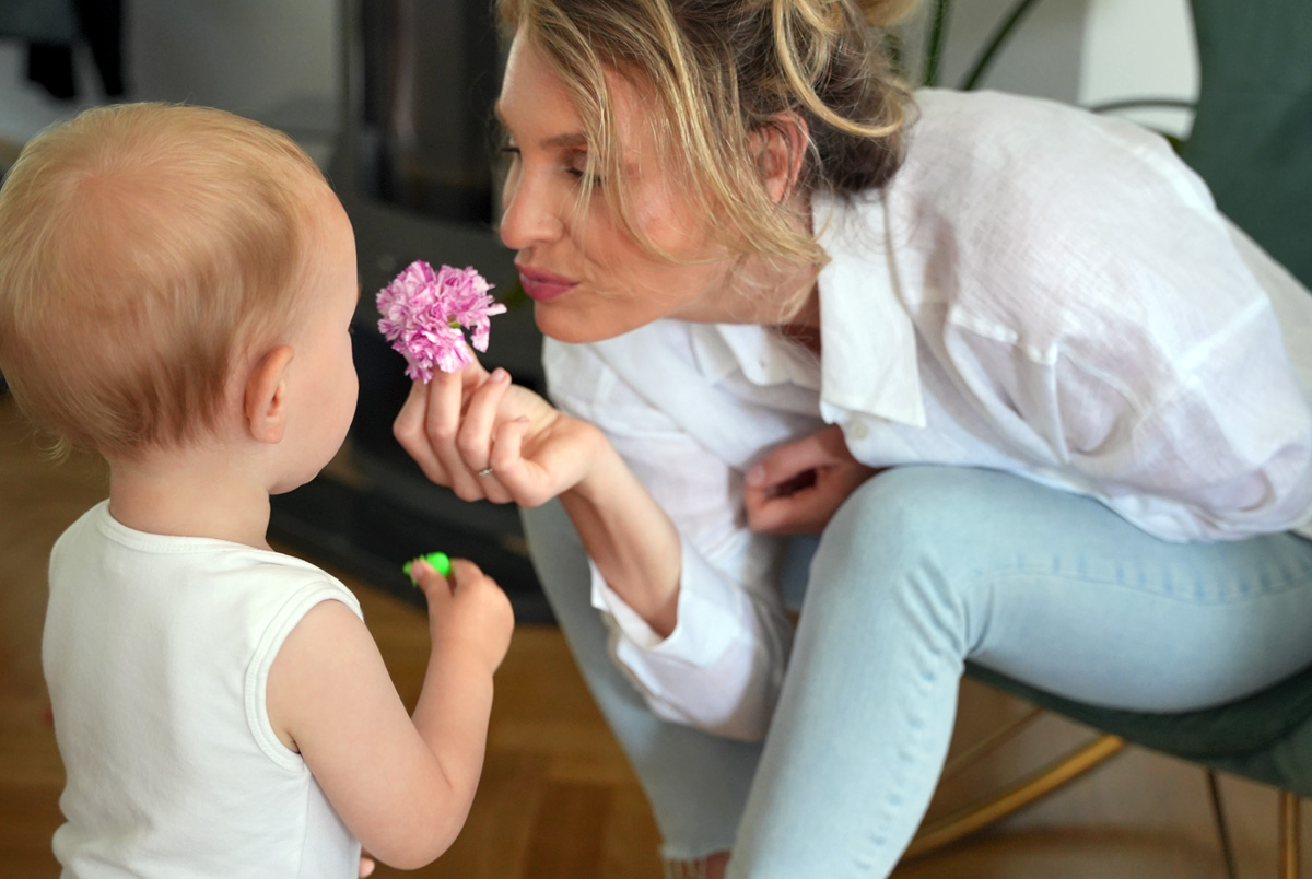 Isabelle und Sohn